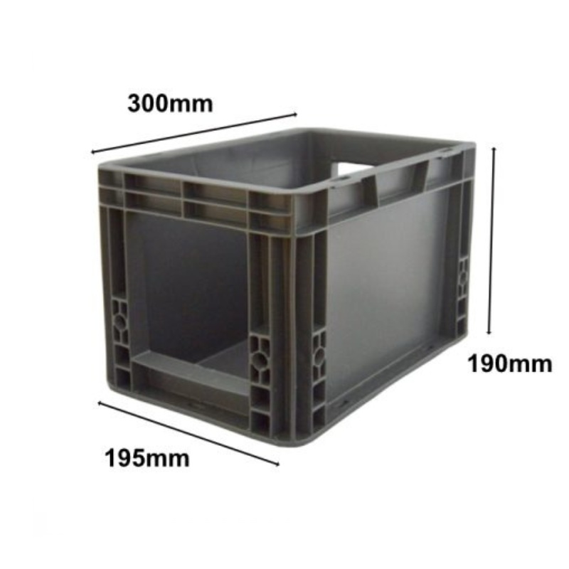 7 Litre Euro Box with Half Open Front – 300mm x 195mm x 190mm – SPK3017 AV