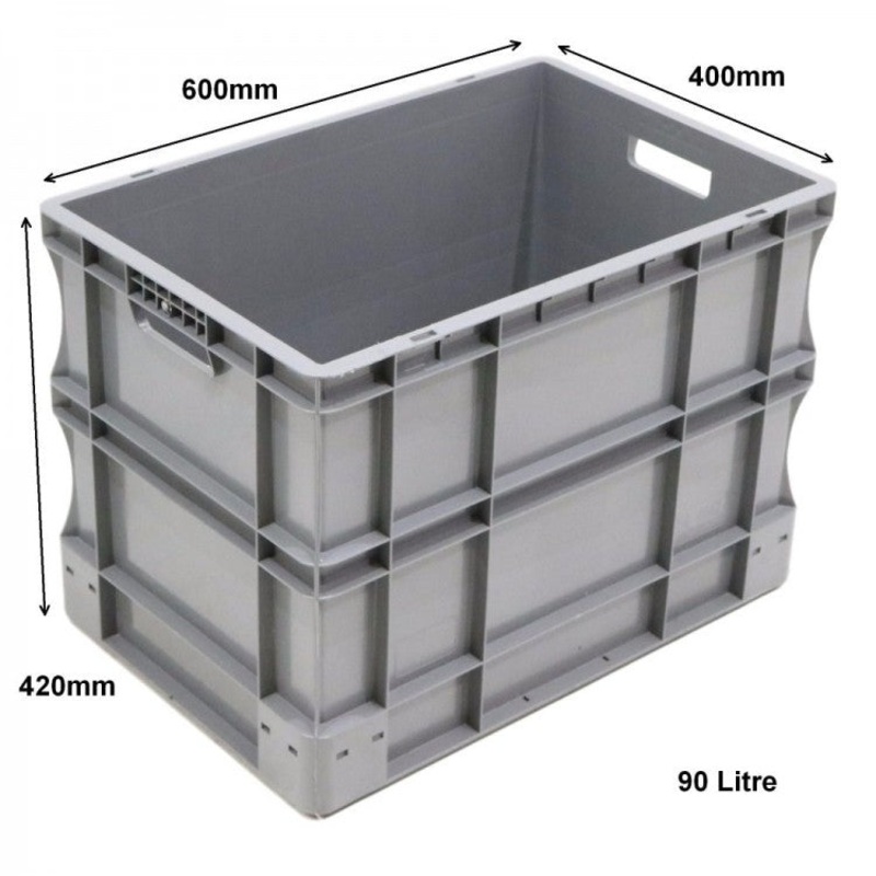 90 Litre Euro Box – 600mm x 400mm x 420mm – SPK4642