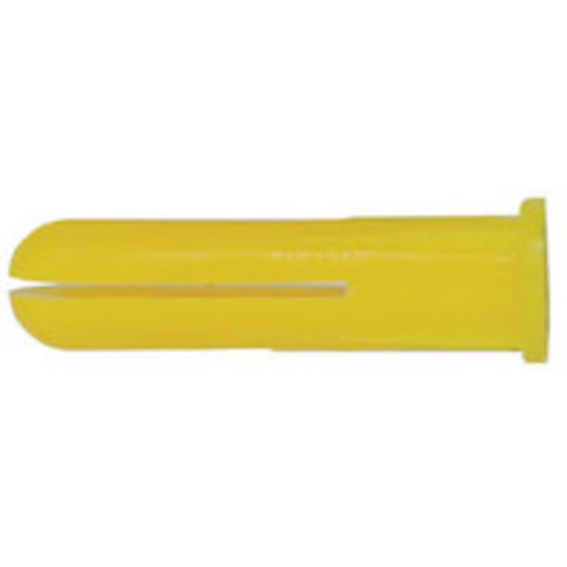 Yellow Plastic Plug 1000 Pack