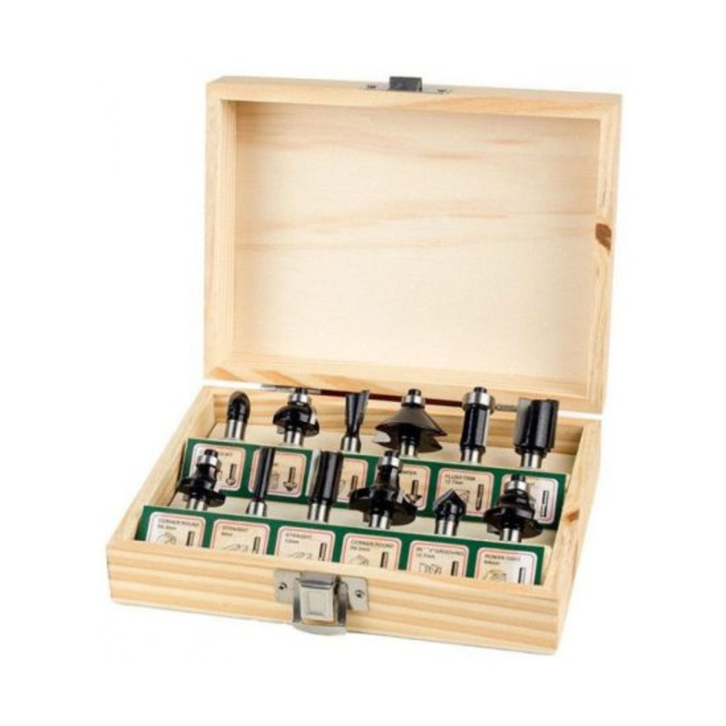 12PCS CARBIDE ROUTER BIT SET