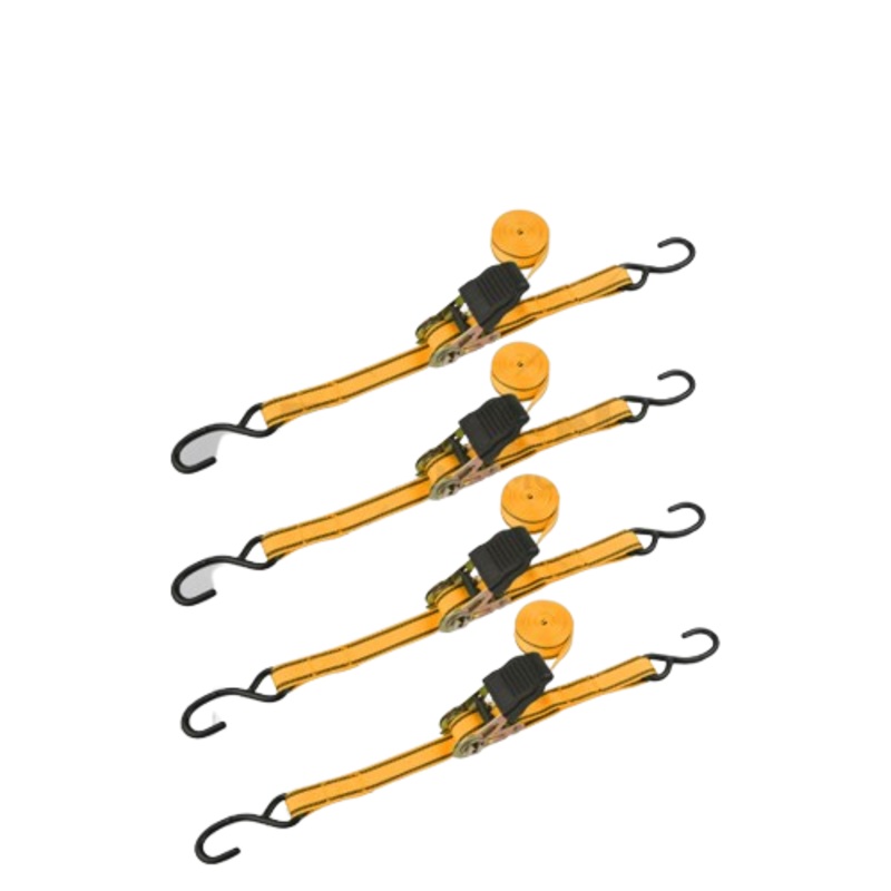 4PCS RATCHET TIE DOWN SET