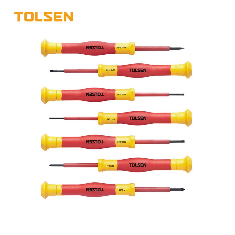 7PCS INSULATED PRECISION SCREWDRIVER SET