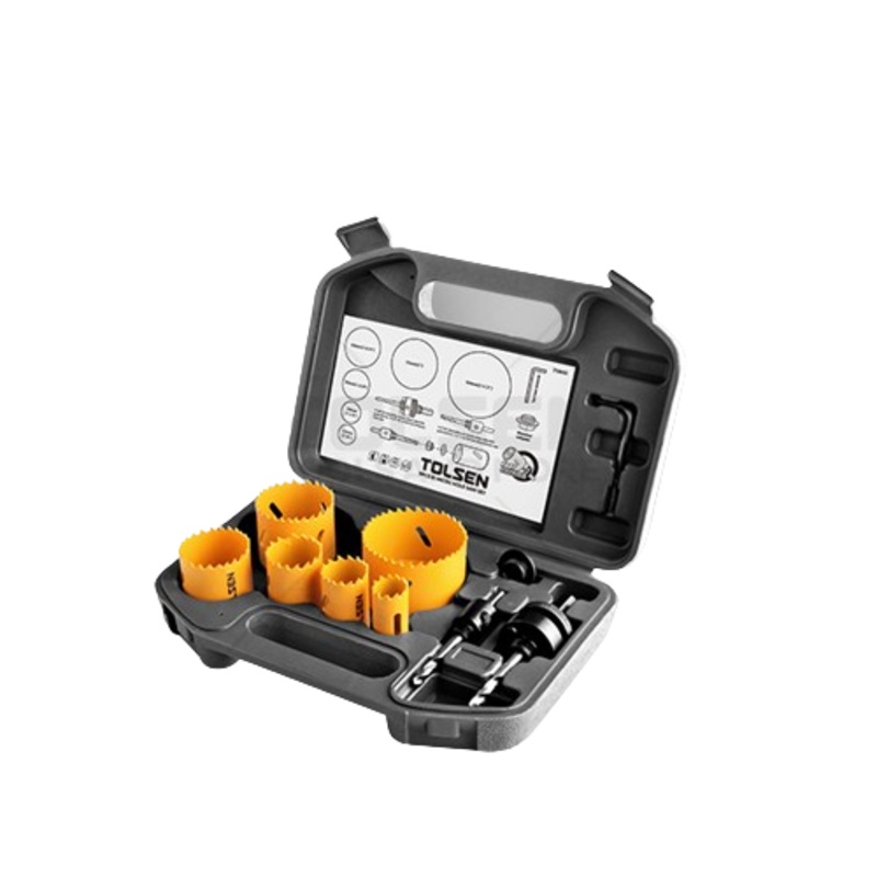 9PCS BI-METAL HOLE SAW SET