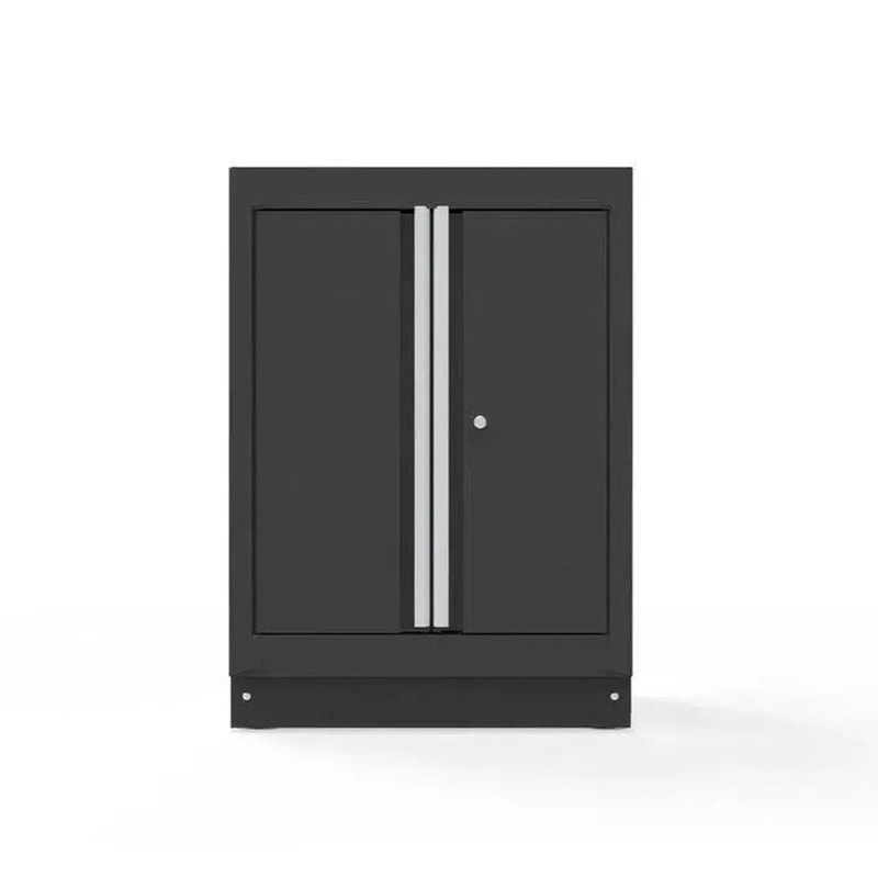 OSM Series | 26 Double-Door Closet with Aluminum Handle | Dark Grey