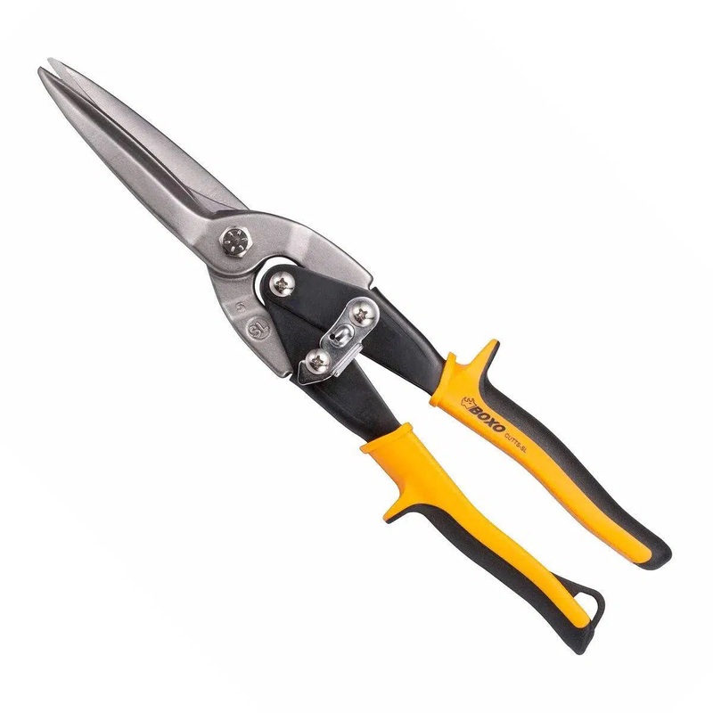 12 Long Straight Cut Tin Snips
