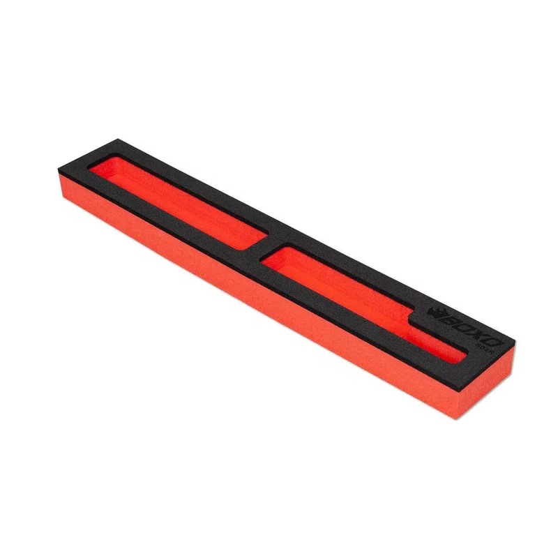 EVA Foam Two Compartment Drawer Filler, Empty Filler (16 W x 2-1/4 D x 1-1/4 H)