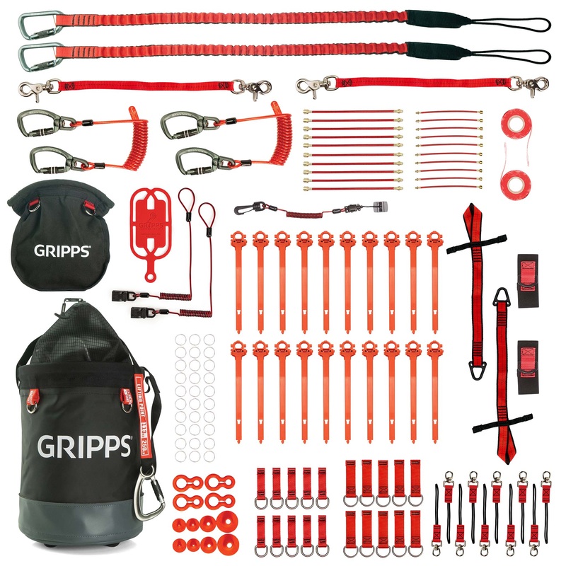 60-Tool Tether Kit With Bull Bag And Bolt-Safe Pouch