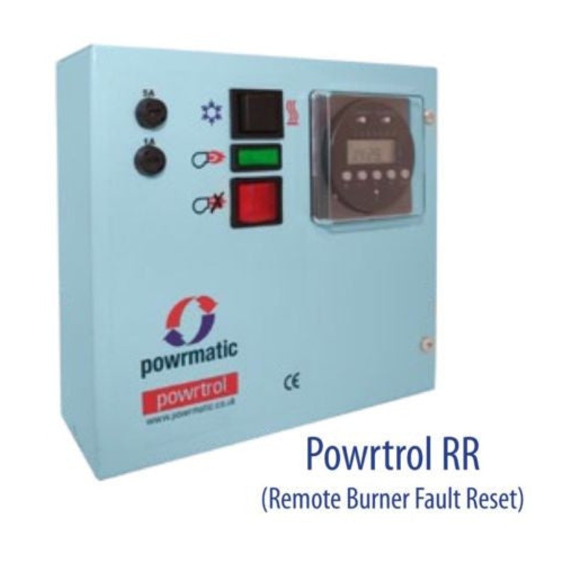 Powrmatic Powrtrol Control Unit Remote Reset Controls Remote Burner Time Clock