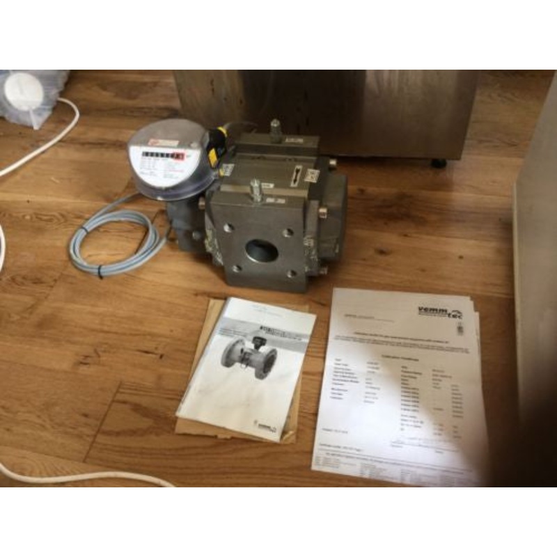 Vemm tec flanged rotary gas turbine meter RVG G16 Pulse elster Dn50 Pn16