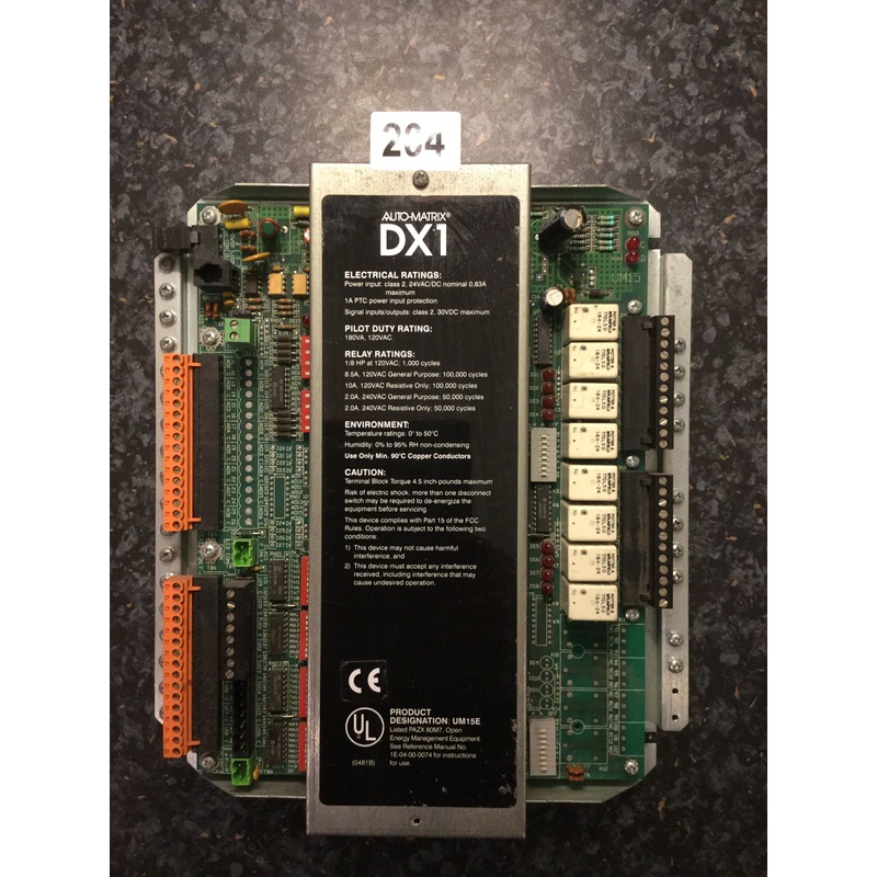 American Auto-Matrix DX1 Unitary Controller UM15E HVAC BMS #204