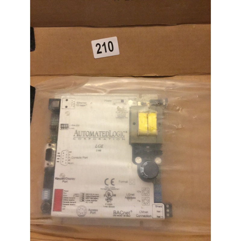 Automated Logic LGE 2mb Control Module Bacnet HVAC BMS Arcnet Ethernet Router #210