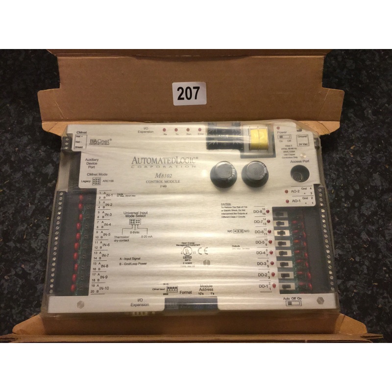 Automated Logic M8102 Control Module Bacnet HVAC BMS #207