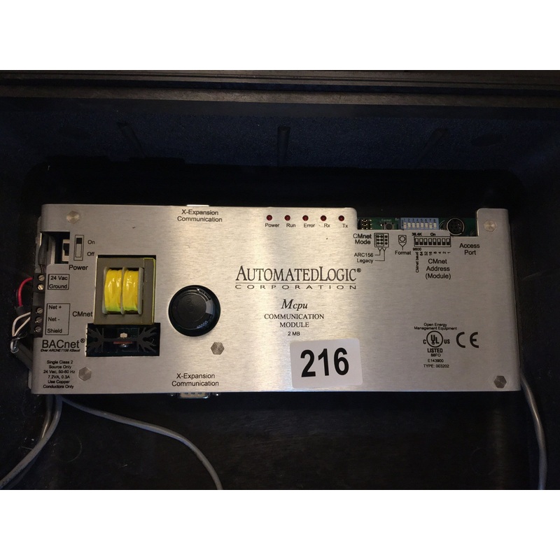Automated Logic Mcpu Communication Control Module Bacnet HVAC BMS #216