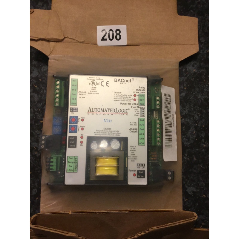 Automated Logic U253 Control Module Bacnet HVAC BMS #208