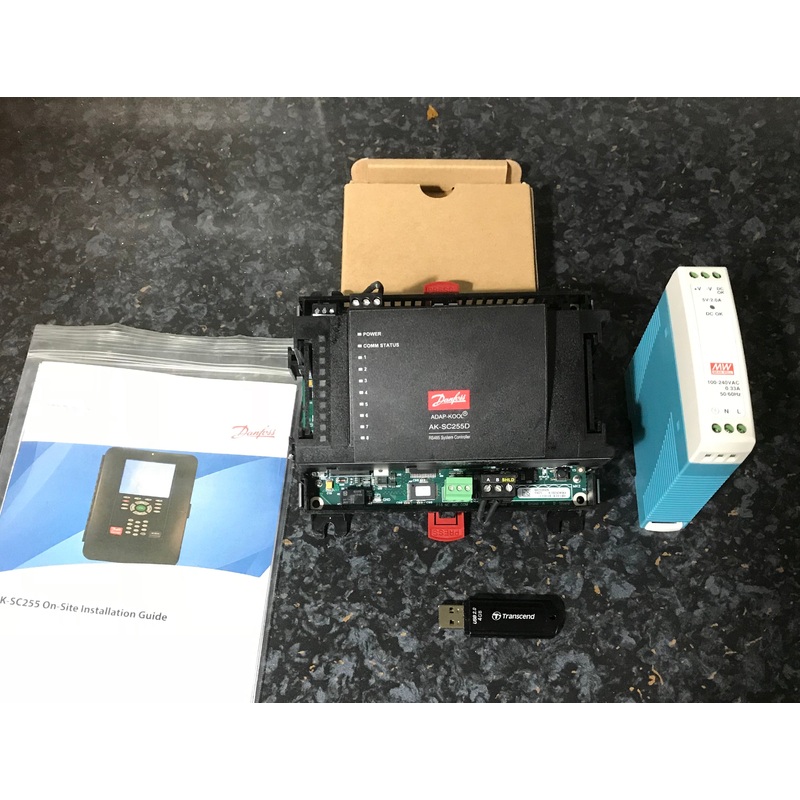 Danfoss REFRIGERATION System Controller AK-SC255 080Z2583 EMA Din RS485 Full #782