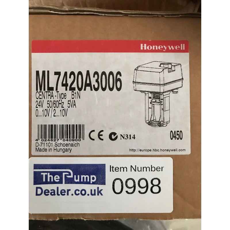 Honeywell Trend ml7420a3006 Actuator 24v #998
