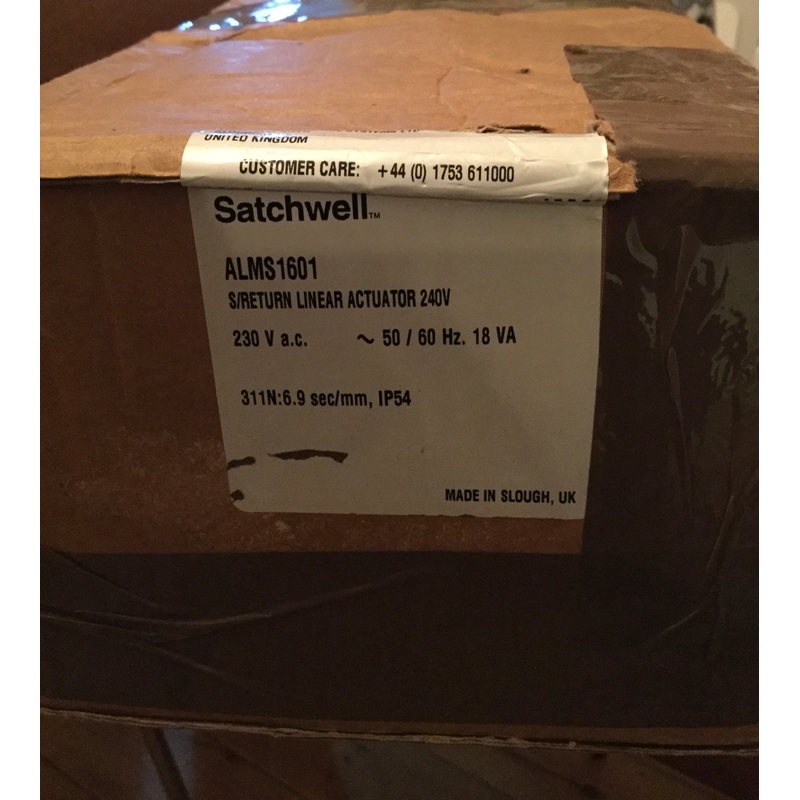 Satchwell Schneider ALMS 1601 Actuator 240v #698