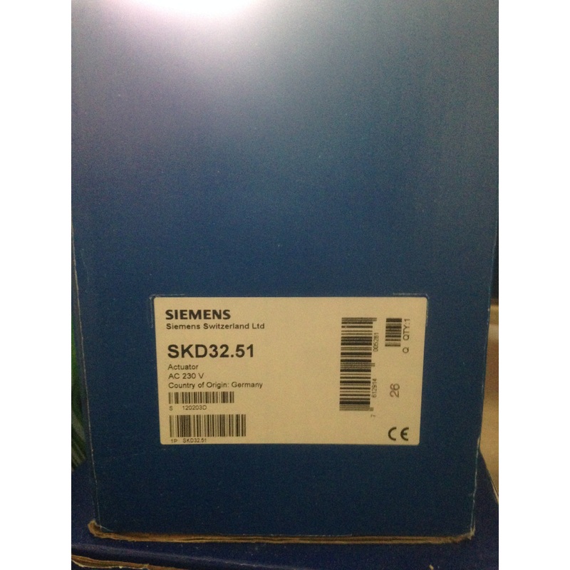 SIEMENS SKD 32.51 Low Torque Spring Release Actuator #625