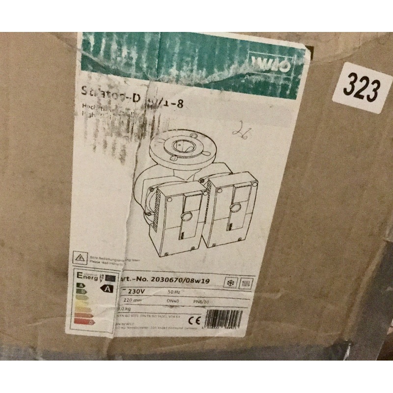 Wilo Stratos-D 40/1-8 1PH PN6/10 Pump – 2090463 #323