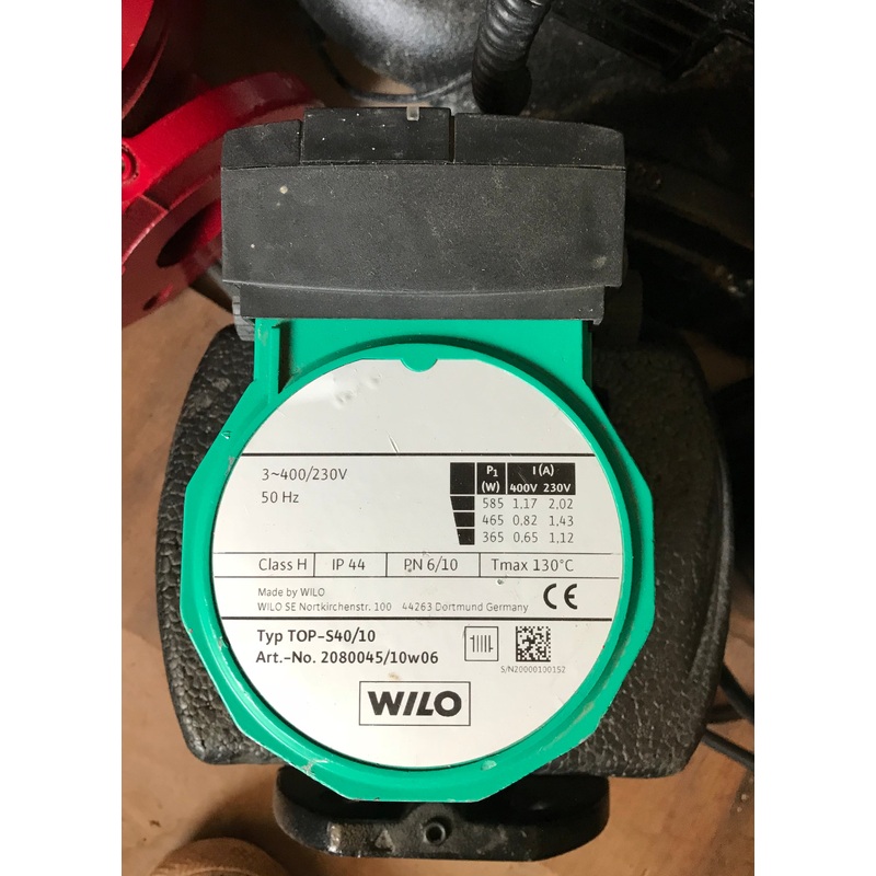 Wilo TOP S 40/10 Heating Circulator Pump 415v 2046604 #1790