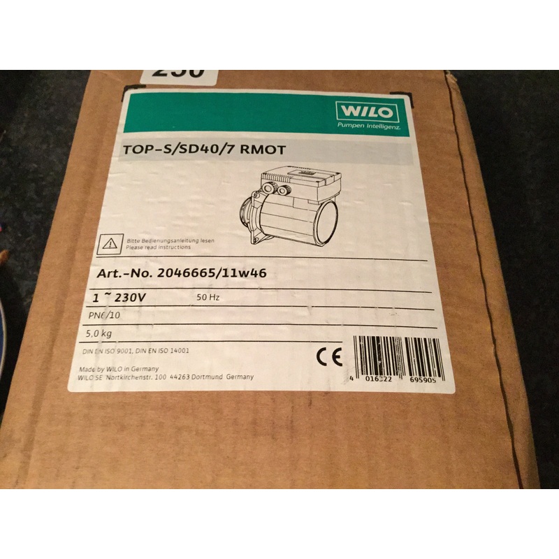 Wilo Top-s/sd/40-7 Pump Replacement Head DM RMOT Art.Nr.: 2046665 #230