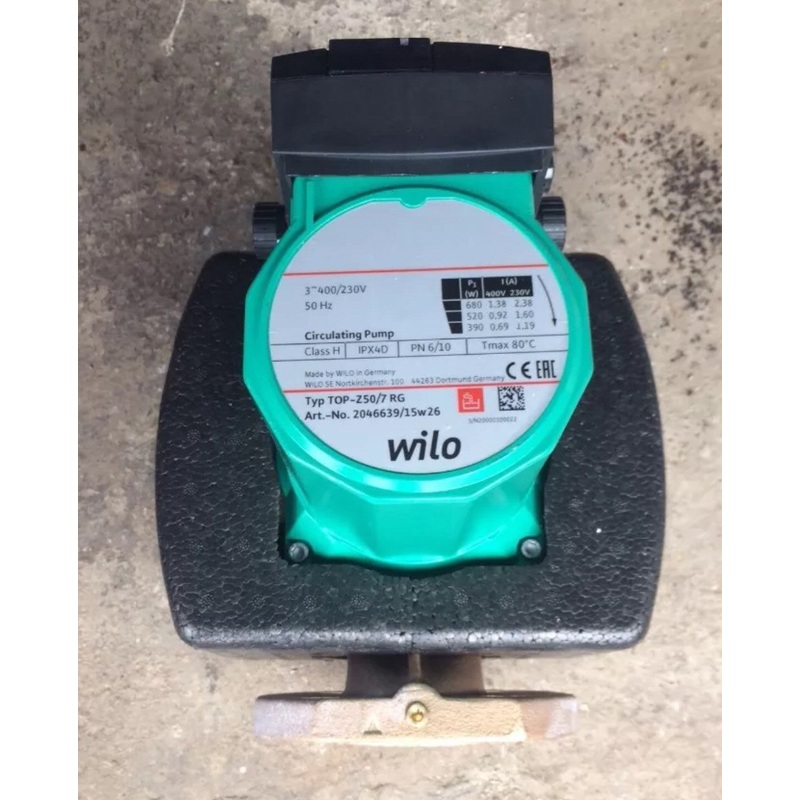 Wilo Top Z 50/7 RG 280mm 400V 2046639 Circulator Pump Red Brass #3229