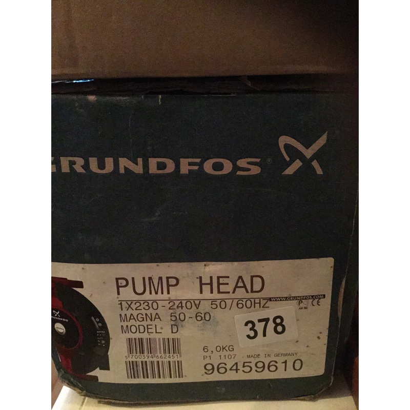 Grundfos MAGNA UPE UPED 50-60 Variable Speed Replacement Pump Head 240V 96459610 96441215 96441220 #3459