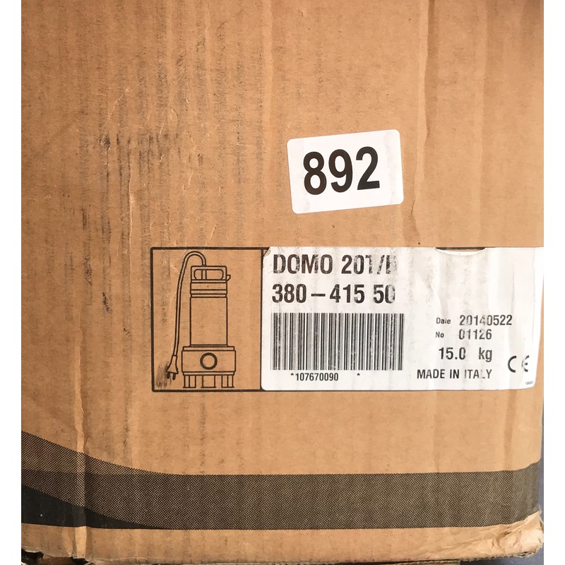 Lowara DOMO 20 T/B 415v Submersible 3~ waste water drainage pump #892