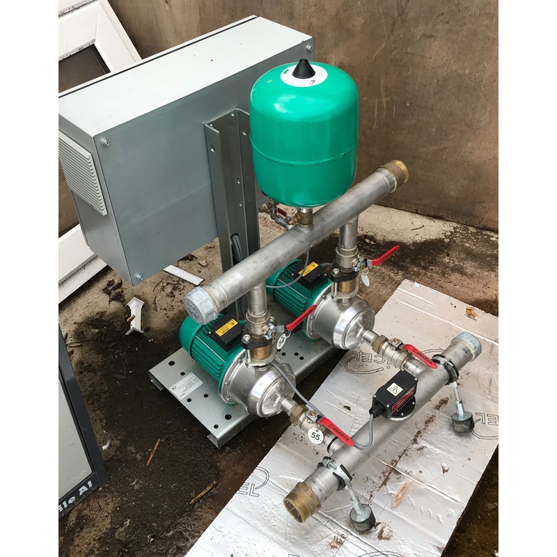 Wilo COR-2MHI202-2G/VR-EB-EM 2818522 6 bar Twin Pressure Booster pump Set 240v #971