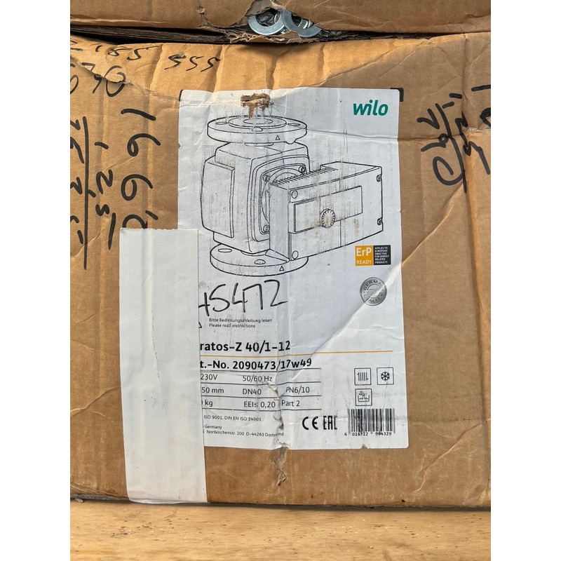 Wilo Stratos Z 40/1-12 Pn6/10 230v Circulator Pump Bronze 2090473 #4534