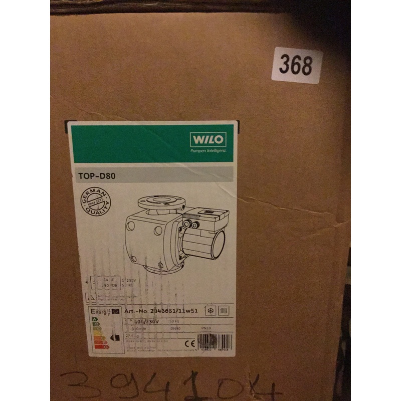 Wilo TOP D80 Heating Circulator Pump 2046651 400v 415v
