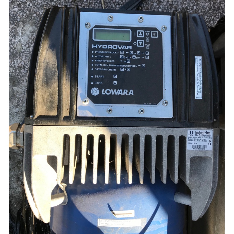 Xylem Hydrovar Inverter Control Unit ITT Industries HV 3.15 e/120b2 15kW 415