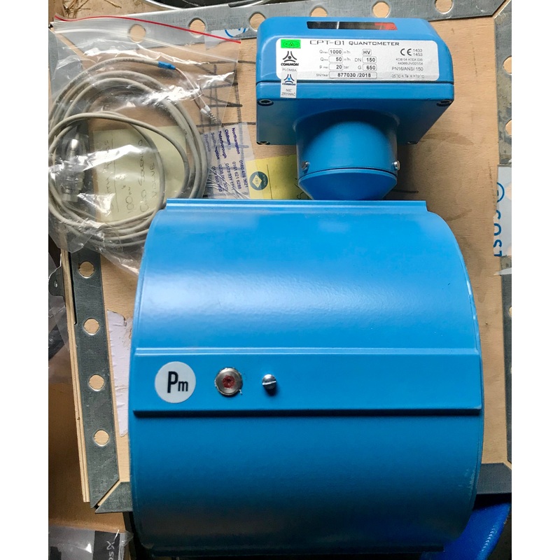 CPT-01 Common Quantometro Mechanical Gas Meter G650 DN150 in line turbine flanged pulsed #1419