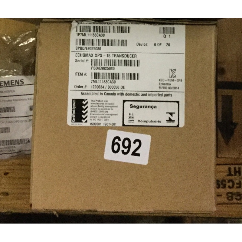 Siemens Echomax XPS-15 Sensor Ultrasound Transducer Level 7ML1118-0CA30 #692