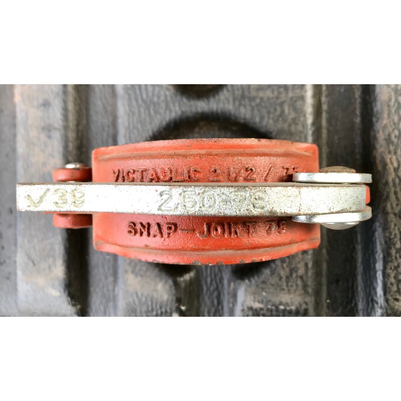 Victaulic snap on joint coupler job lot 2 1/2 inch style 78  #1392