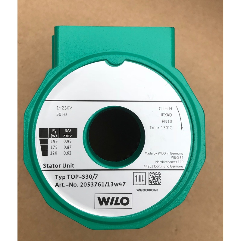 Wilo Pump Replacement Head stator unit TOP-S/SD 30/7 2053761 230v #1532