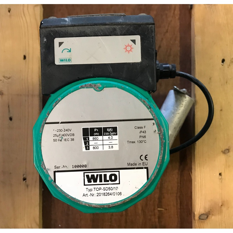 Wilo TOP S/SD 50/10 Single Phase Replacement Head Motor & Terminal Box 240V USED 2018264  #678
