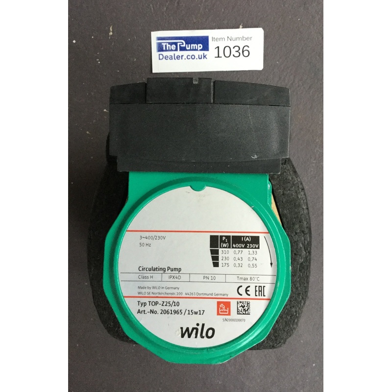 WILO TOP-Z 25/10 BRONZE DRINKING WATER CIRCULATION PUMP 2061964 230v #3516