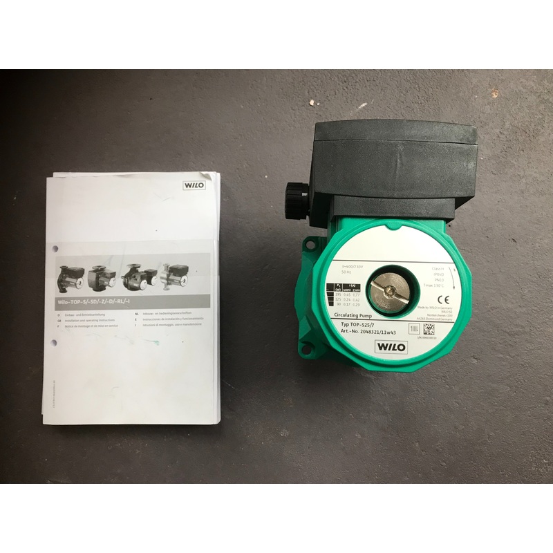 WILO TOP-Z TOP-S 25/7 Replacement Head PUMP 2048321 415v #854