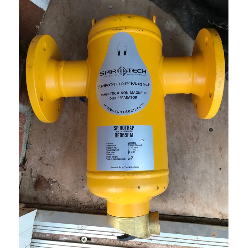 Spirotech Spirotrap BE065FM Senior Steel Dirt Separator DN65 Flanged Magnet #1746
