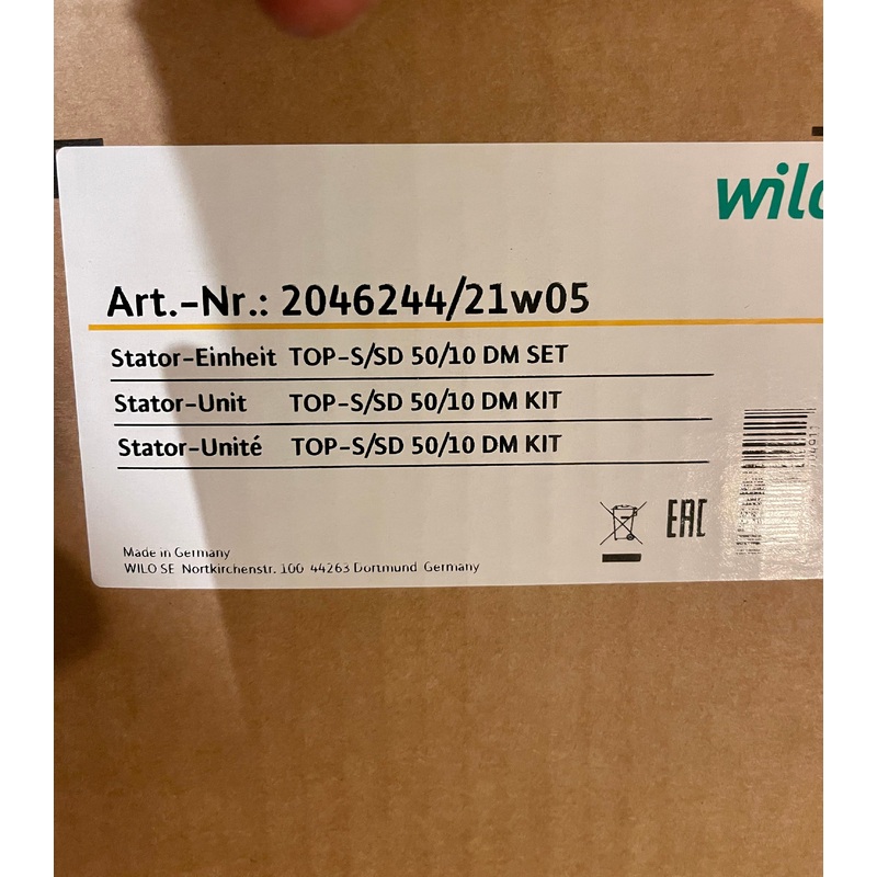 Wilo TOP S/SD 50/10 Replacement Pump Head RMOT 415v #2814