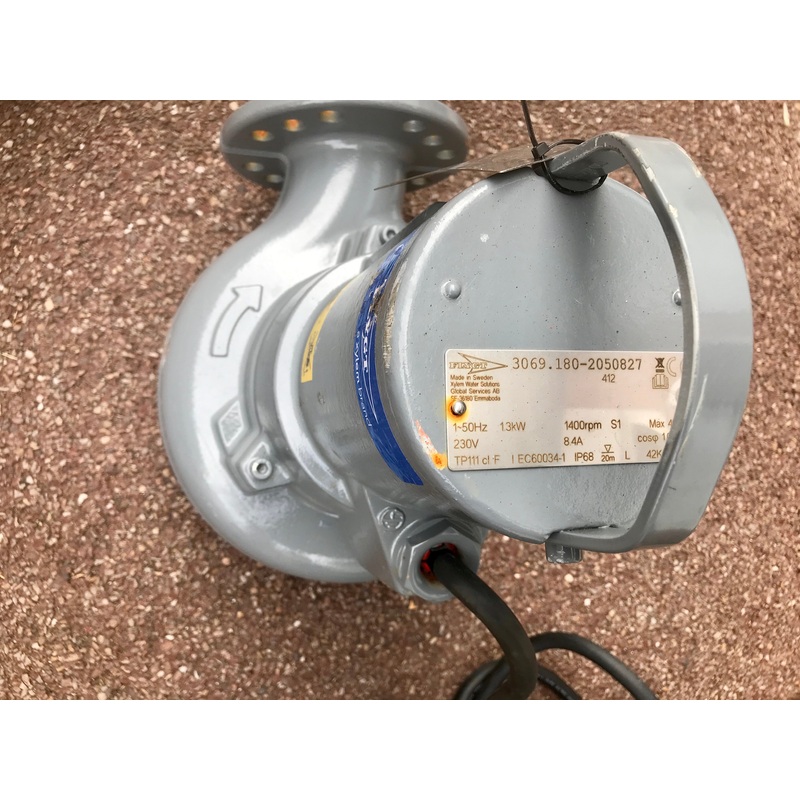 Flygt NX 3069.180 412 LT 1.3kW DN80 230v submersible waste water pump #2630