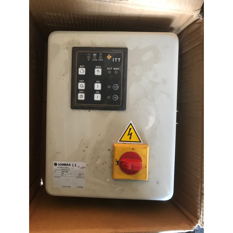 Lowara ITT QMD20/30-40 GMD Twin Booster Set Control Panel 3-4kW 415v #2426