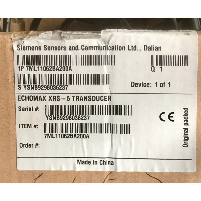 Siemens Echomax XRS-5 Sensor Ultrasound Transducer Level 7ML11062BA200A #2429