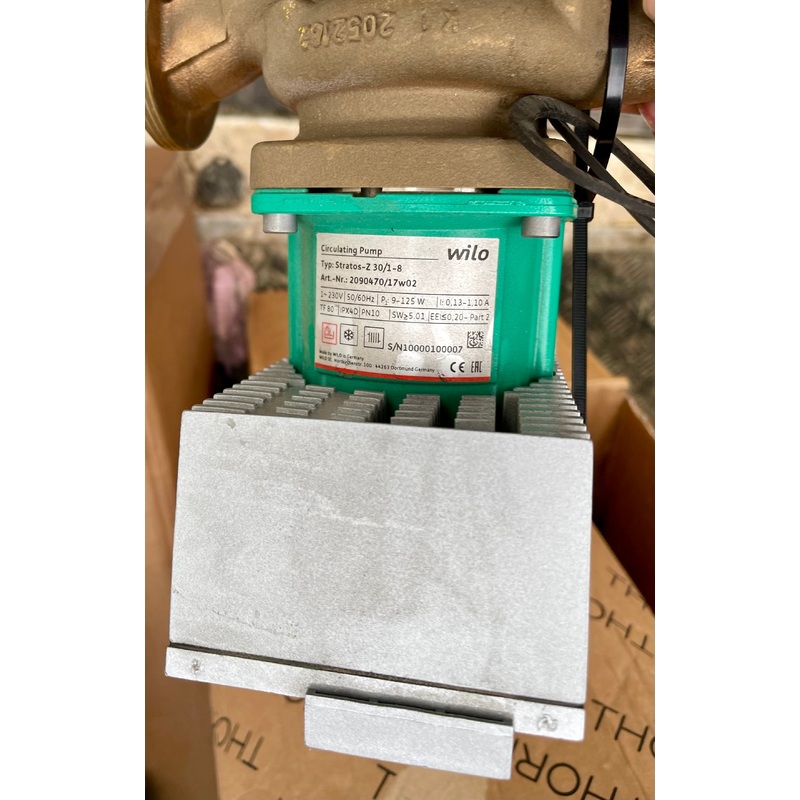 Wilo Stratos Z 30/1-8 2090470 230v Red Brass Circulator Pump #2723