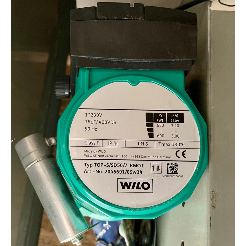 Wilo TOP S/SD 50/7 Circulator Pump Replacement Head 240v 2046691 #2800