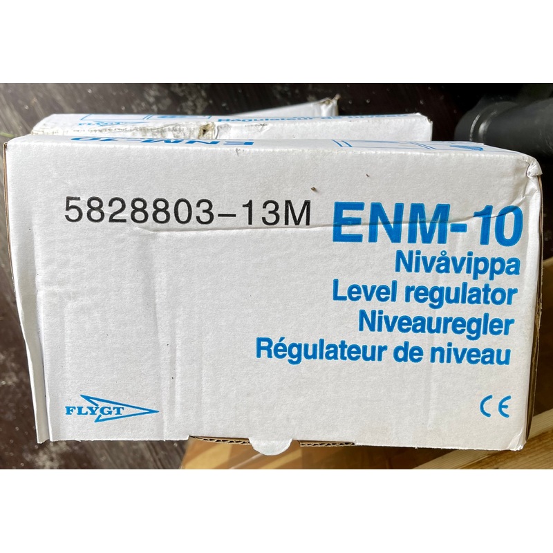 Xylem Flygt ENM-10 Cable Mount Polypropylene Float Switch 13M #3046