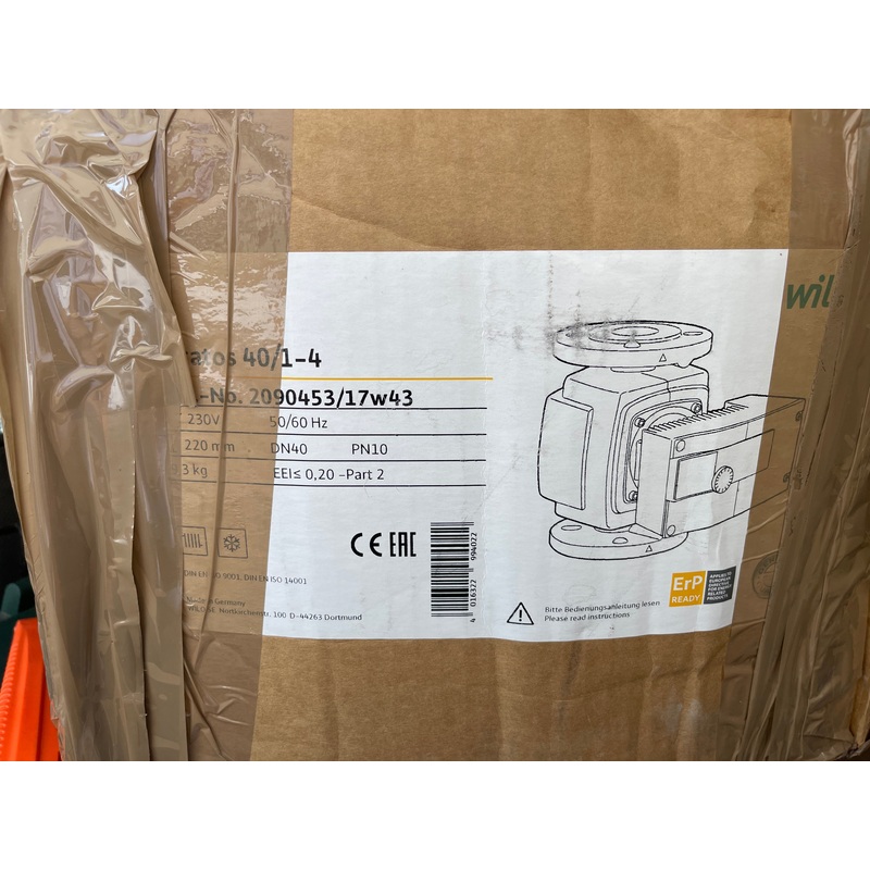 Wilo Stratos 40/1-4 Circulator Pump 240v DN40 220mm 2090453 #3190