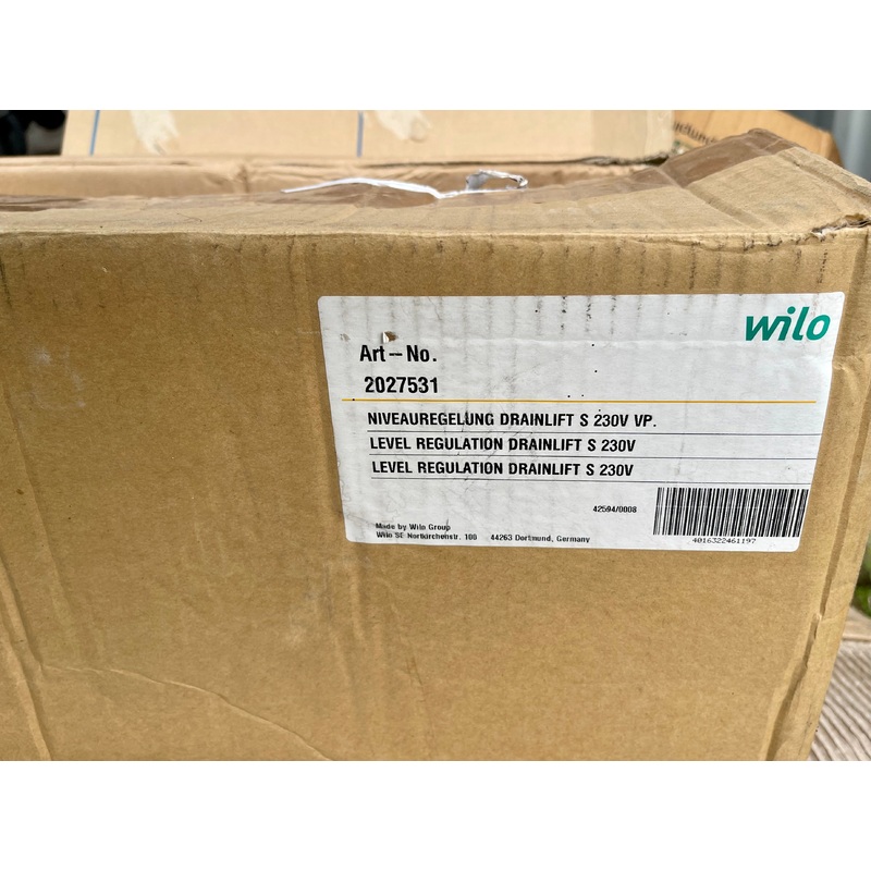Wilo LEVEL REGULATION DRAINLIFT S 230V Lifting Station Switch 2027531 #3812