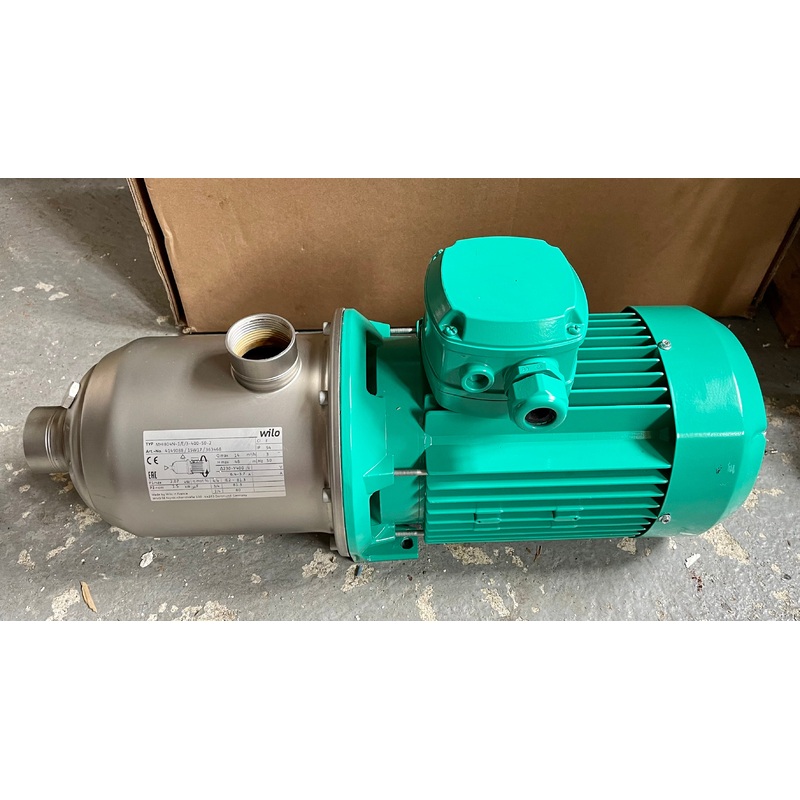 Wilo MHI 804N 1 E 3 400 50 2 415v Horizontal Multi-stage Booster Pump 4149088 #3652 USED